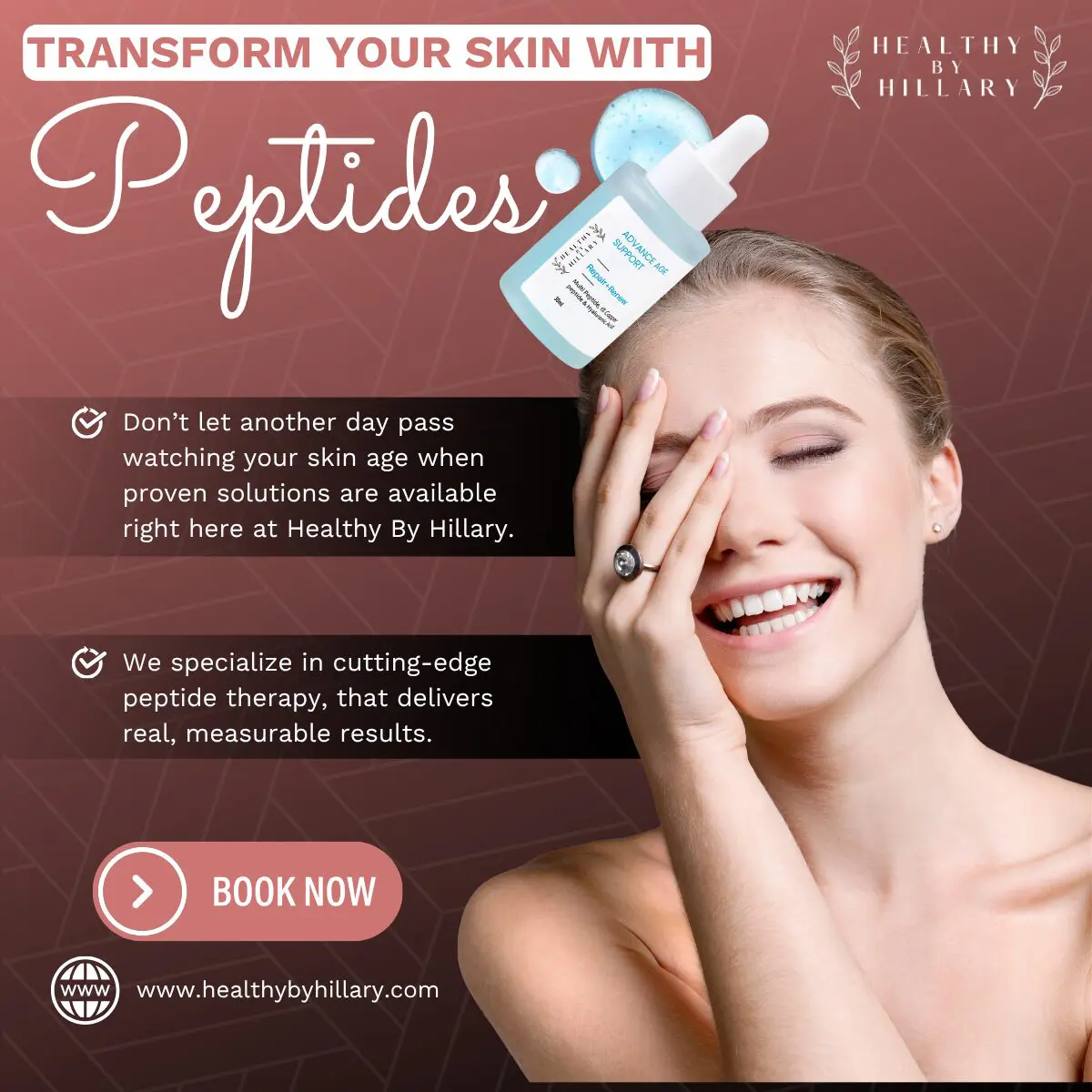 Transform Your Skin with Peptides for Anti-Aging at Healthy By Hillary: Best Wellness Centre in Plano/Wylie, TX